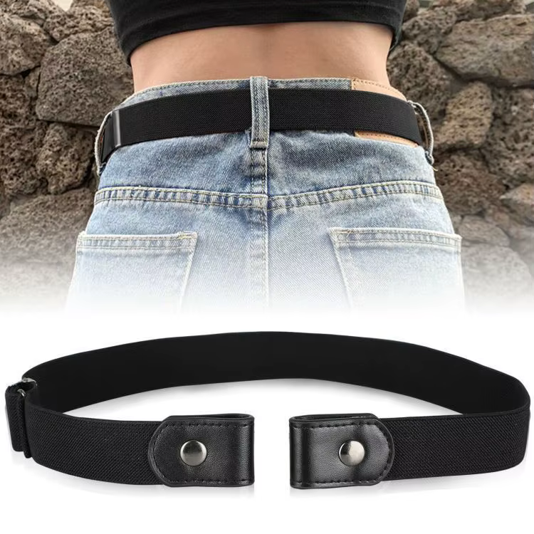 Ceinture élastique Simple et à la mode pour hommes et femmes