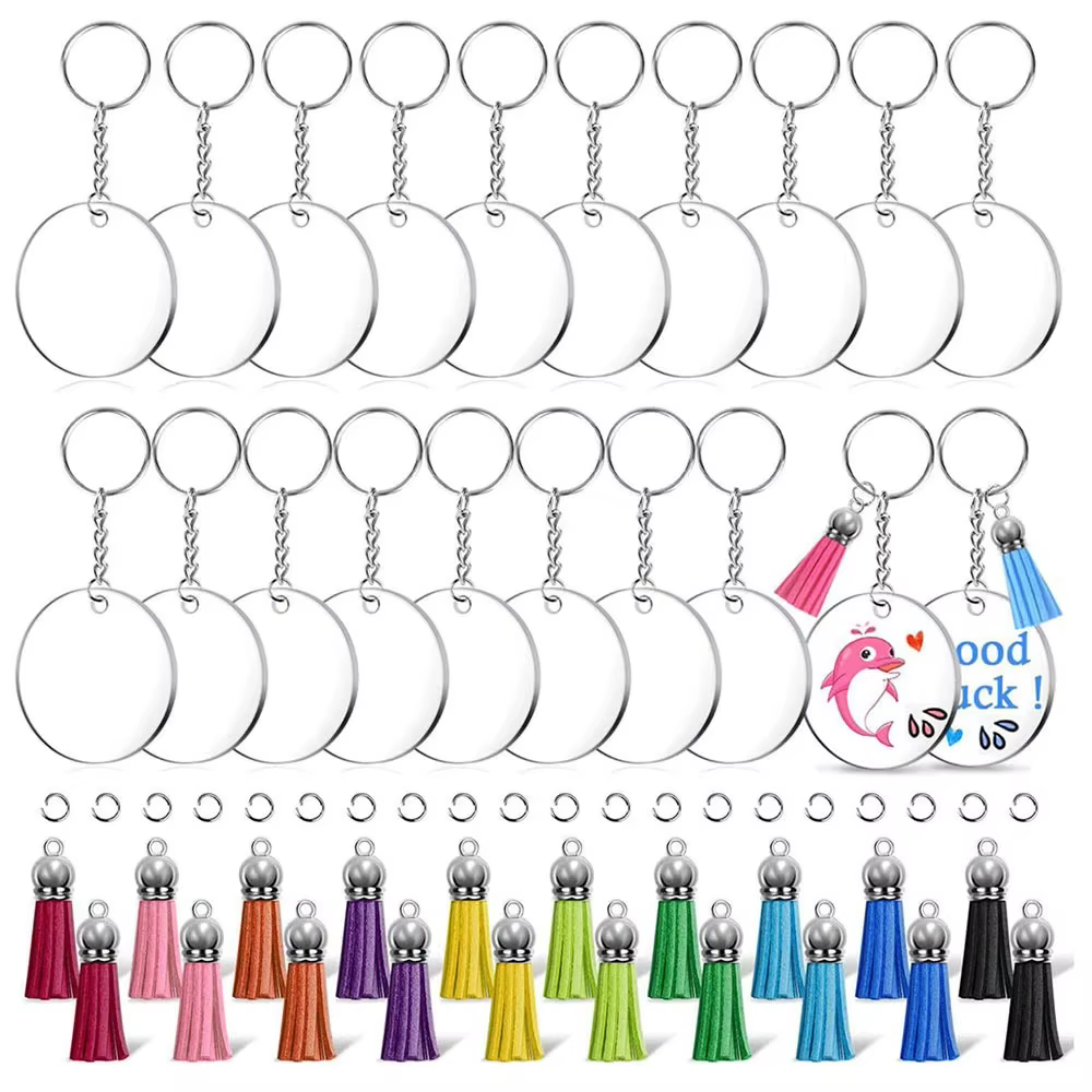 Kit de fabrication de porte-clés en acrylique