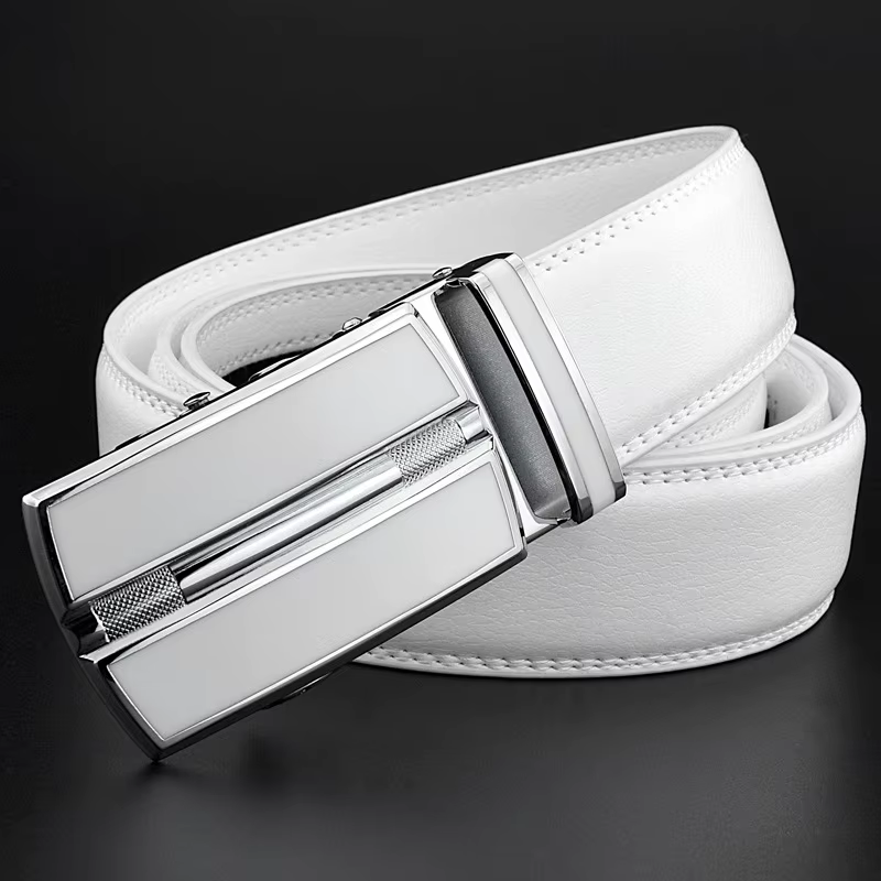 Ceinture en cuir véritable unisexe pour hommes et femmes