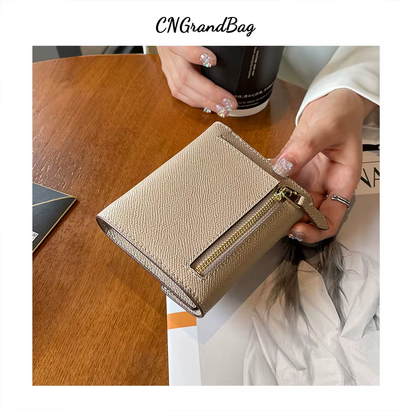 Portefeuille personnalisé en cuir véritable pour femmes
