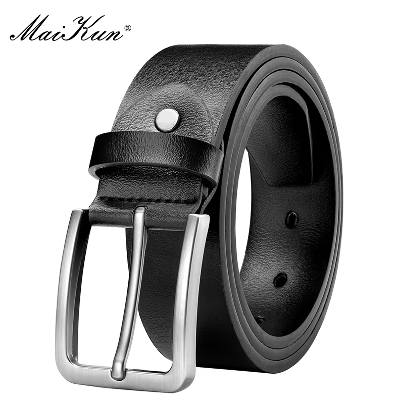 Maikun hommes tenue décontractée ceinture alliage boucle ardillon