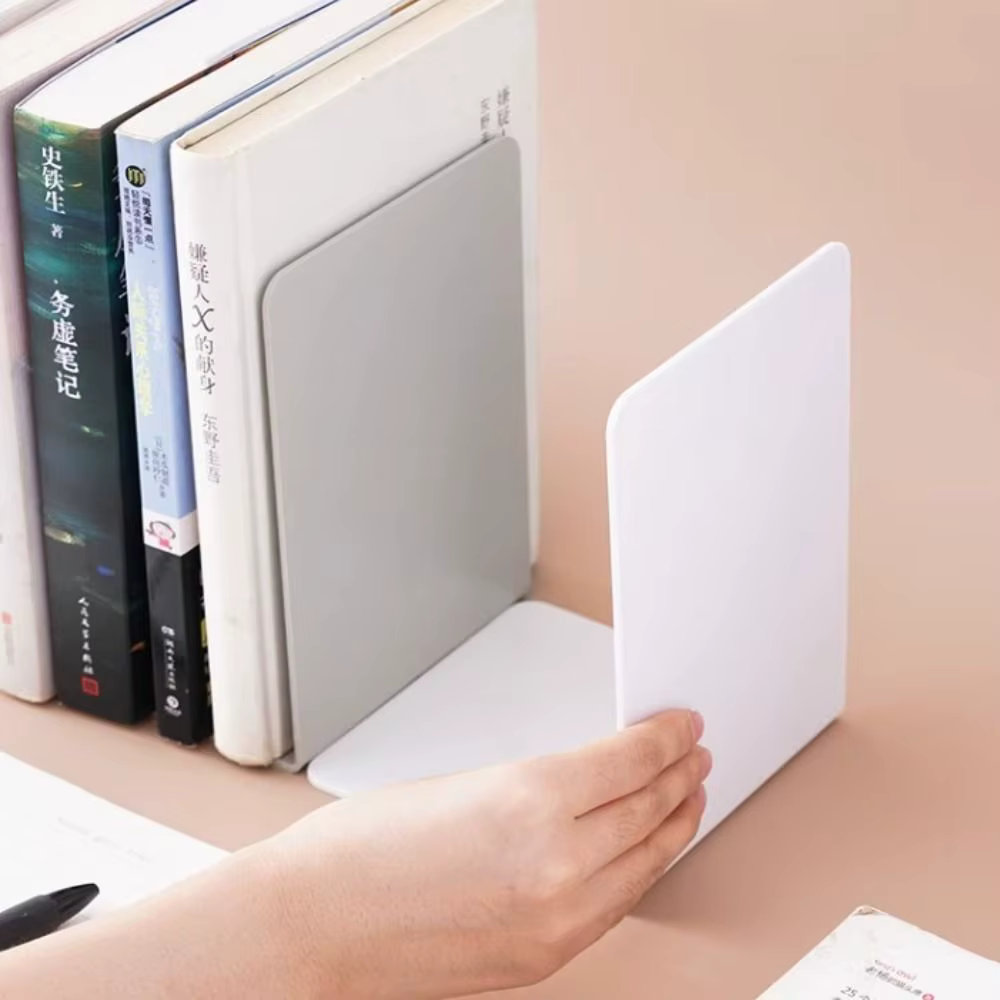 Support de livre serre-livres de bureau en forme de L, présentoir Durable, Support de livre Simple INS pour étudiant