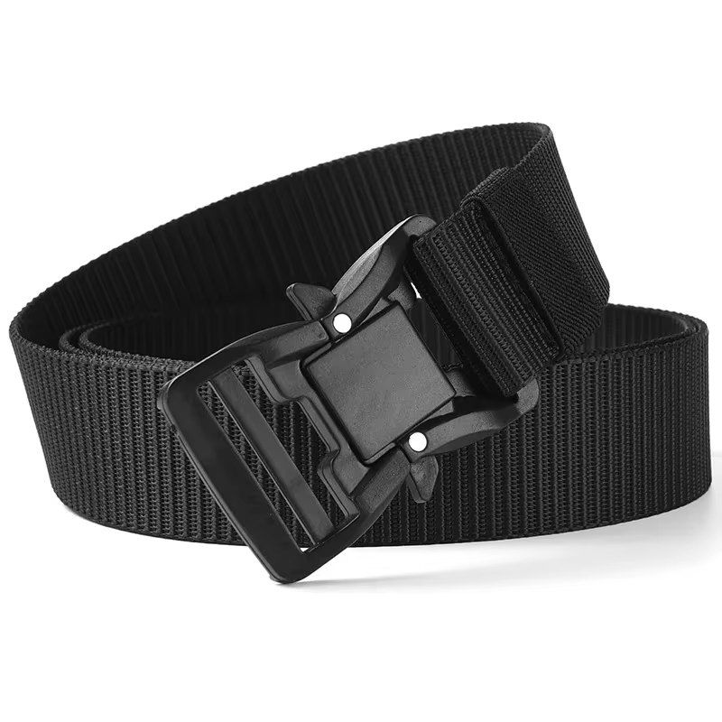 Big Plus grande taille longue 125 140 160 180cm ceinture pour hommes toile multi-fonctionnelle tactique à dégagement rapide ceintures à boucle en alliage magnétique
