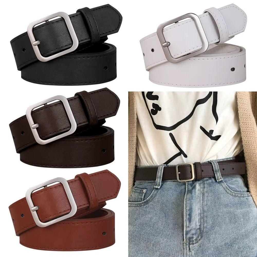 Ceinture en cuir PU pour femmes