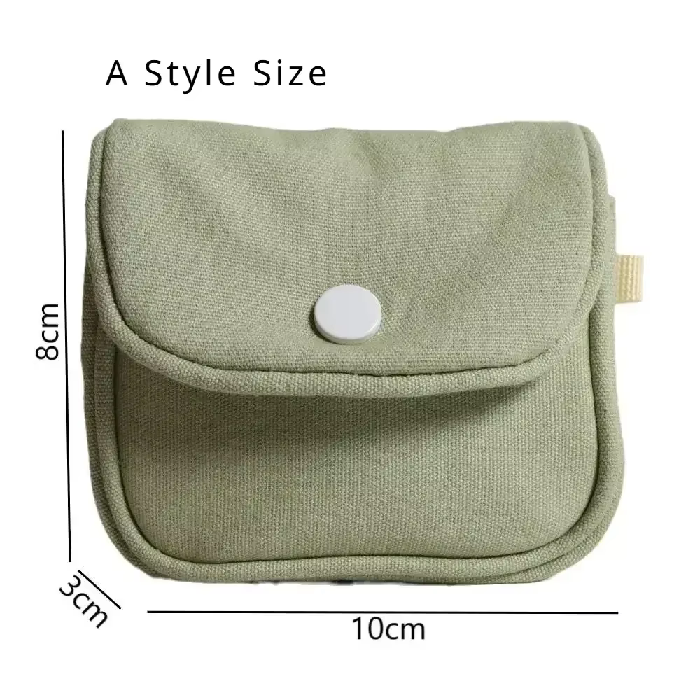 Porte-monnaie Portable de couleur unie