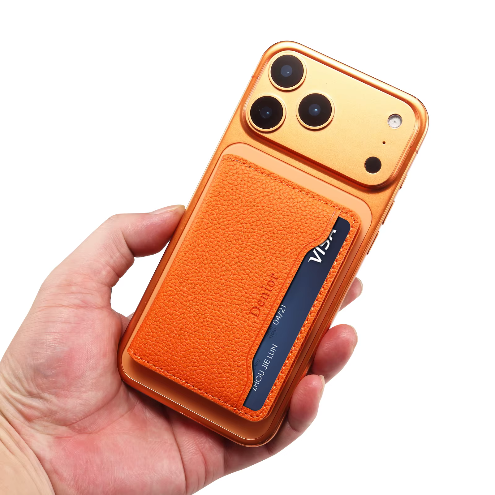 Portefeuille magnétique en Faux cuir pour téléphone portable