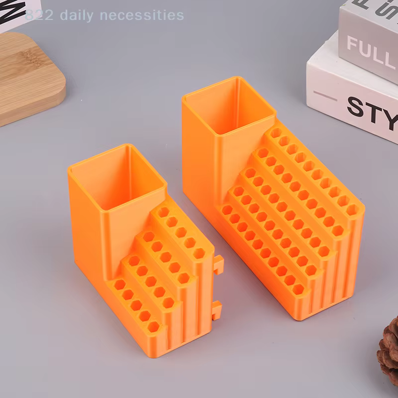 Support de perceuse 1 pièce, organisateur de forets 20/50 trous, support de tournevis pour panneau perforé, organisateur de tiges hexagonales, boîte à outils de rangement pour têtes de tournevis