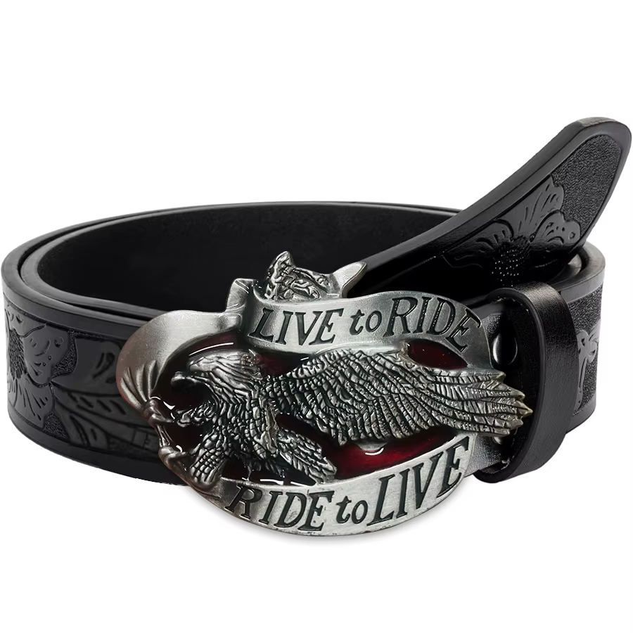Ceinture en jean pour homme style western