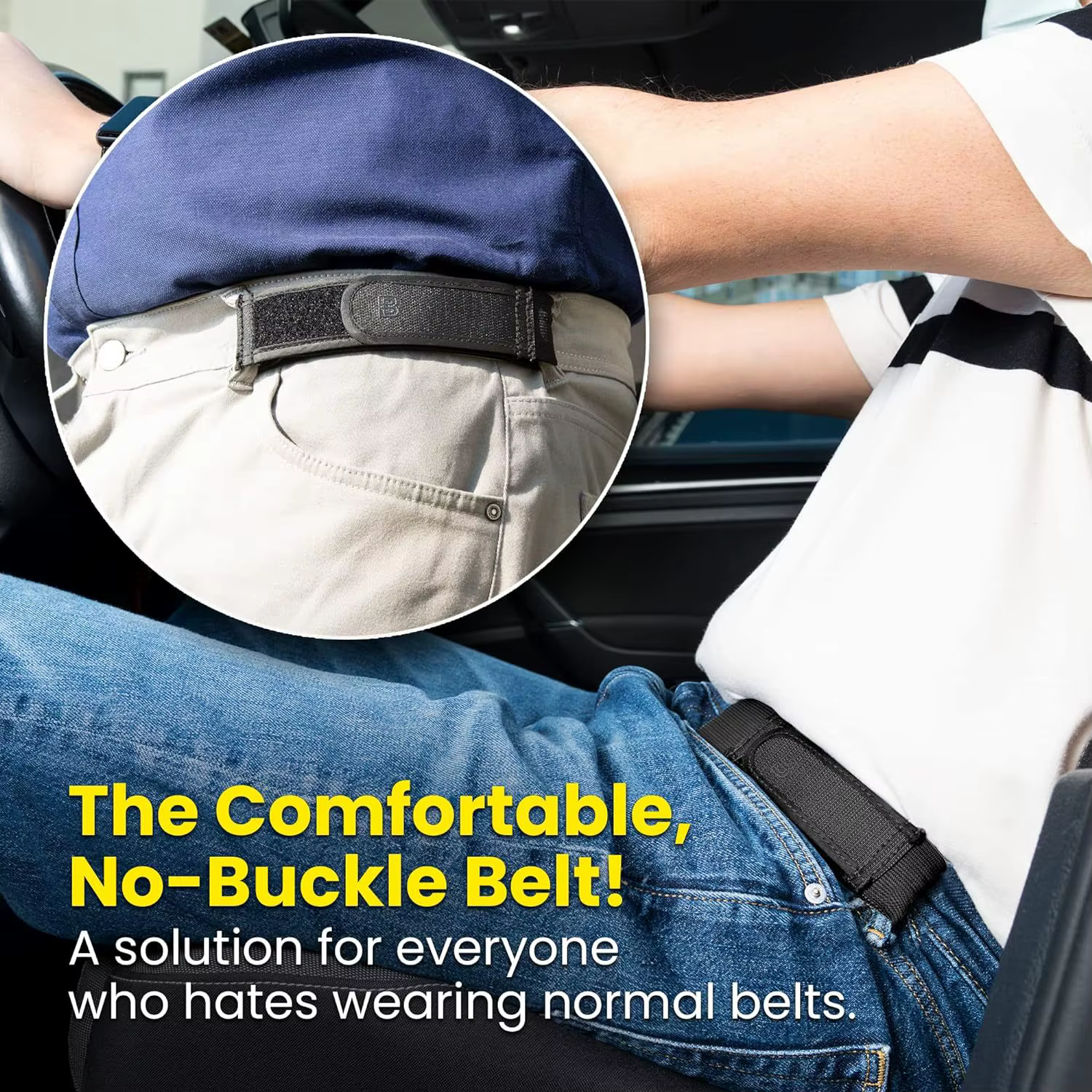 Ceinture élégante et confortable pour hommes