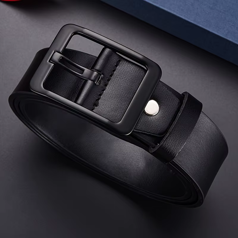 Ceinture à boucle ardillon en alliage personnalisée pour hommes