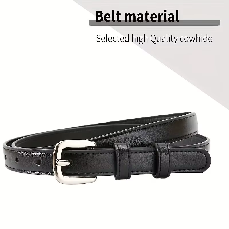 Ceinture en PU décontractée pour femmes