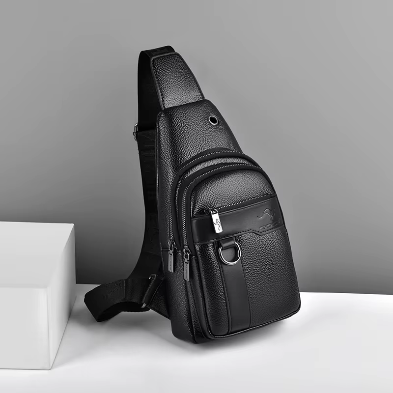 Sac Messager de Luxe pour Homme en Cuir
