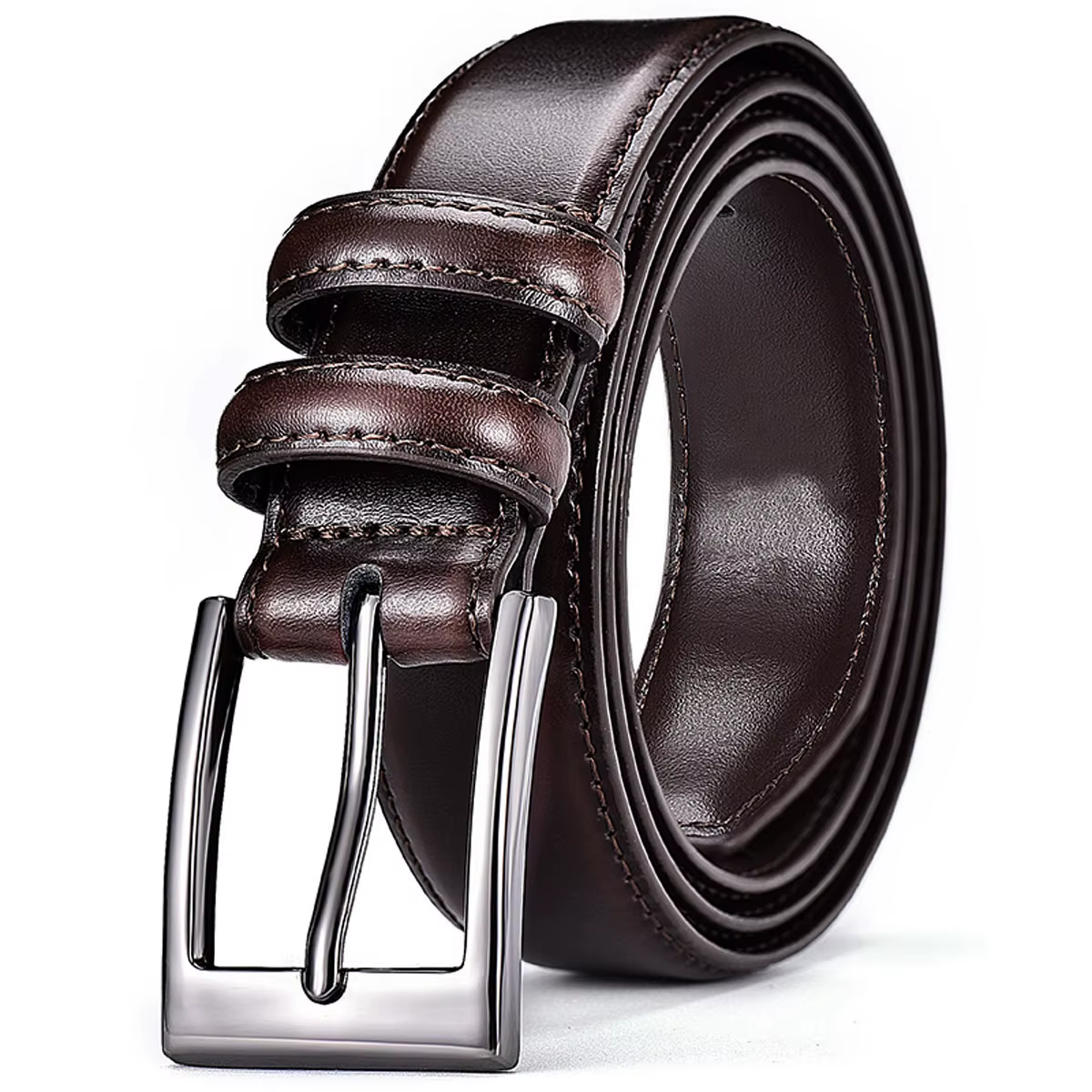 Ceinture double couche pour homme