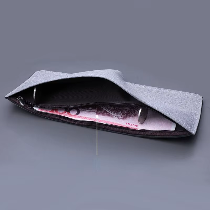 Porte-monnaie en Denim pliable pour hommes et femmes