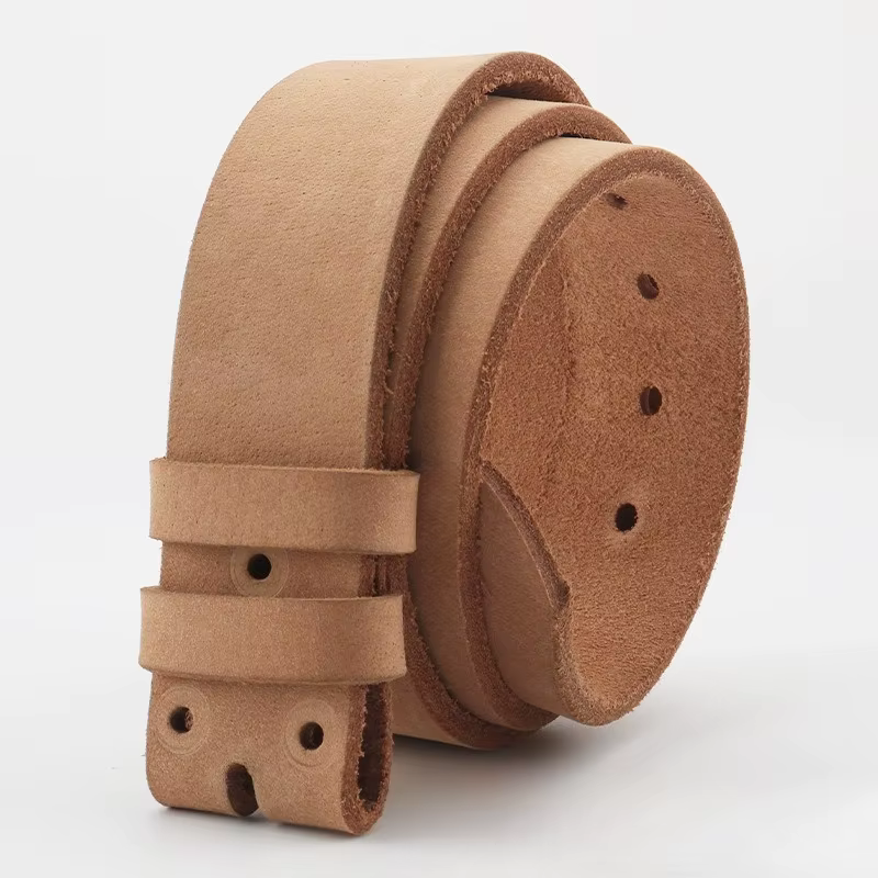 Ceinture pour homme en cuir de vache véritable, simple et polyvalente, pour homme.