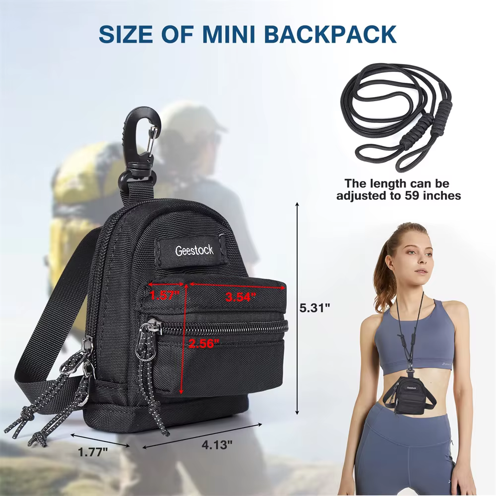 Geestock élégant Mini porte-monnaie femmes hommes voyage argent/porte-carte organisateur métal fermeture éclair sac à main Ultra mince porte-clés portefeuille