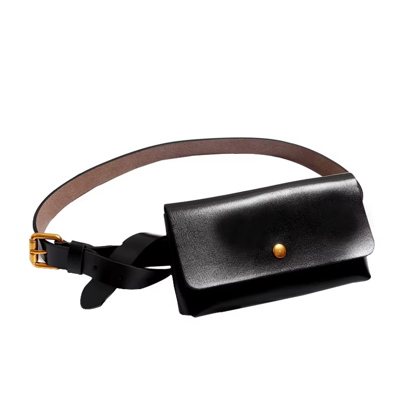 Nouvelle Sacoche de Ceinture en Cuir Véritable pour Femme – Sac Poitrine de Luxe d'Été