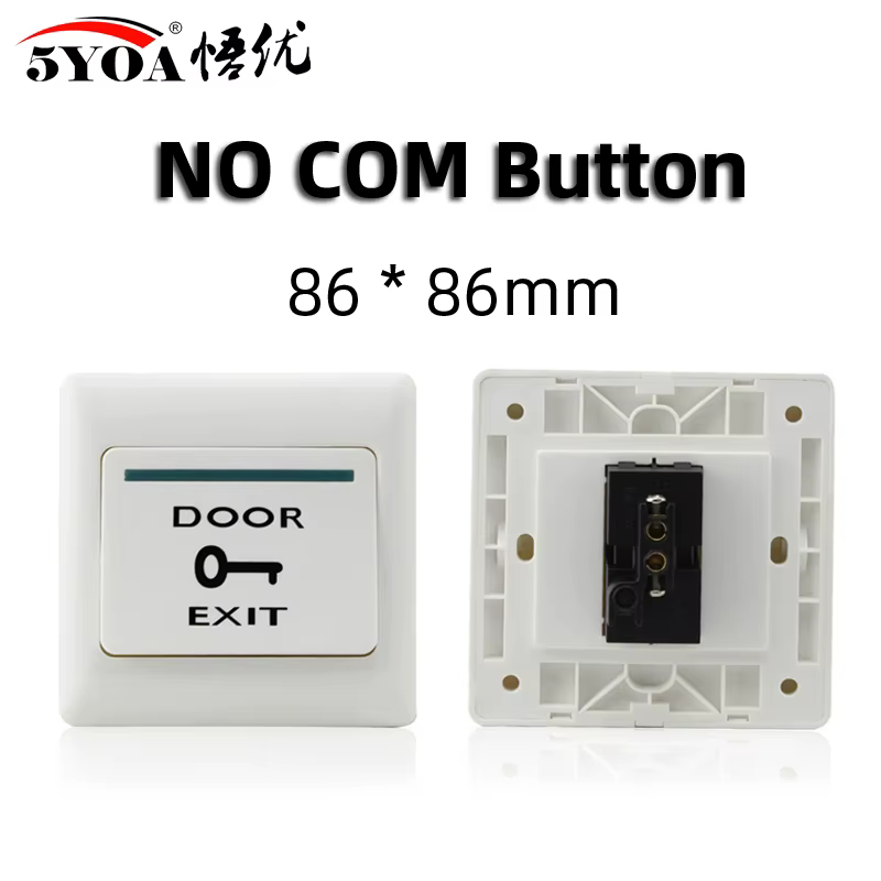 Bouton de sortie de porte, interrupteur poussoir sans contact pour système de contrôle d'accès, serrure électronique intégrée au mur