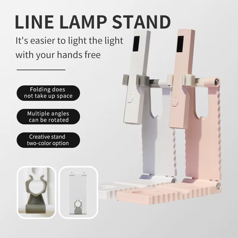 Ce support de lampe à ongles pliable et portable convient à l'application de manucures en gel et de vernis à ongles à la maison ou en salon de manucure