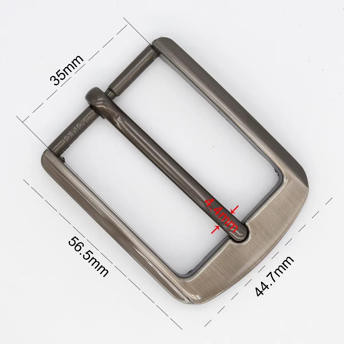 Broche de construction de ceinture en métal pour homme