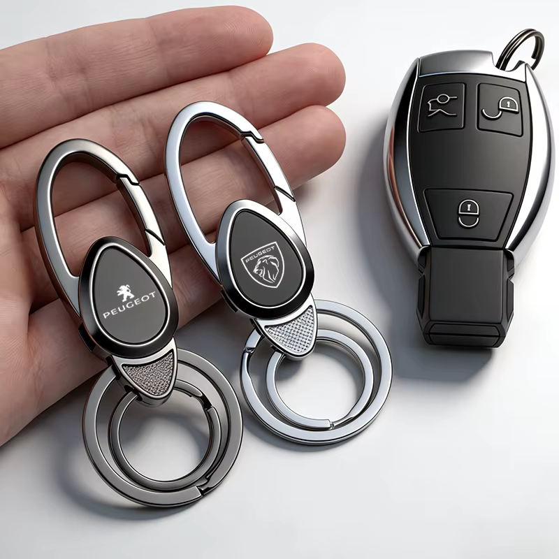 Porte-clés en alliage de zinc pour voiture