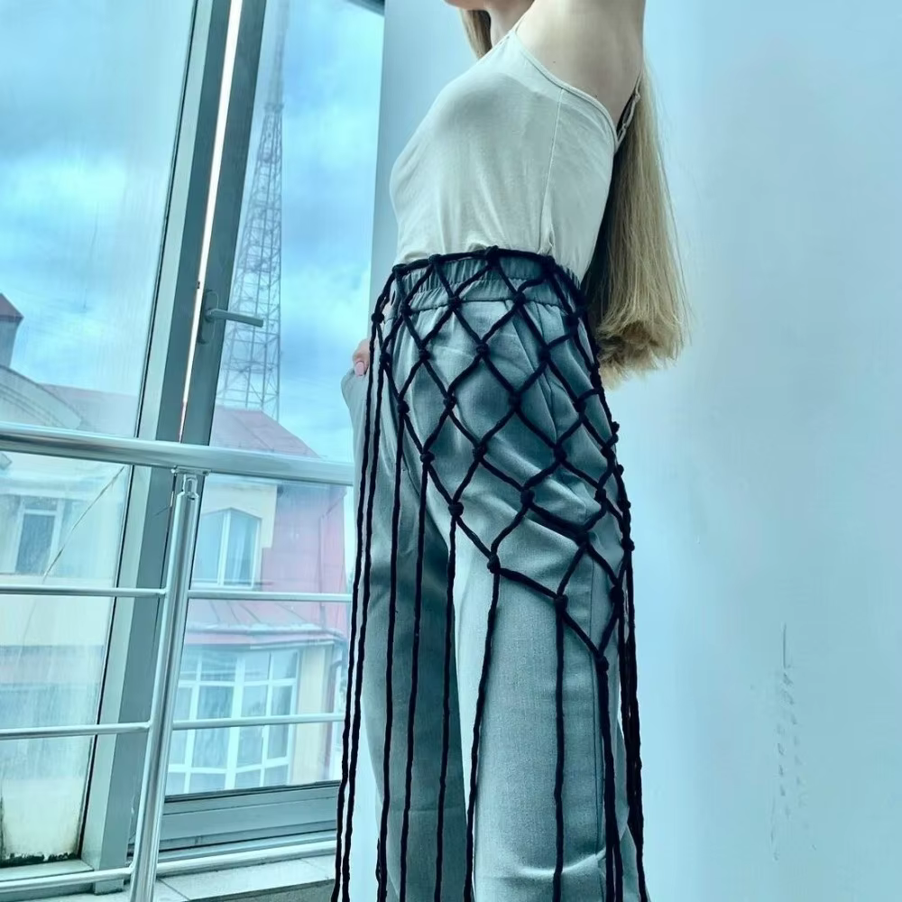 Ceinture en coton tissée à la main