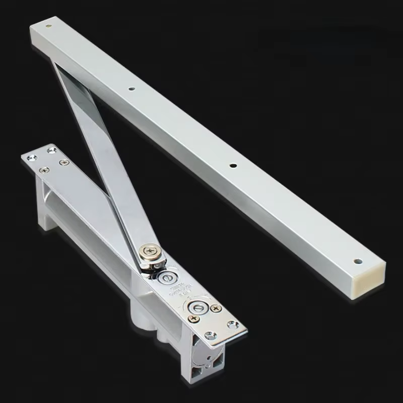 1 ensemble de ferme-portes automatiques invisibles et cachés, système de sécurité à amortisseur hydraulique, ferme-portes réglable adapté aux poids de 40 à 65 kg