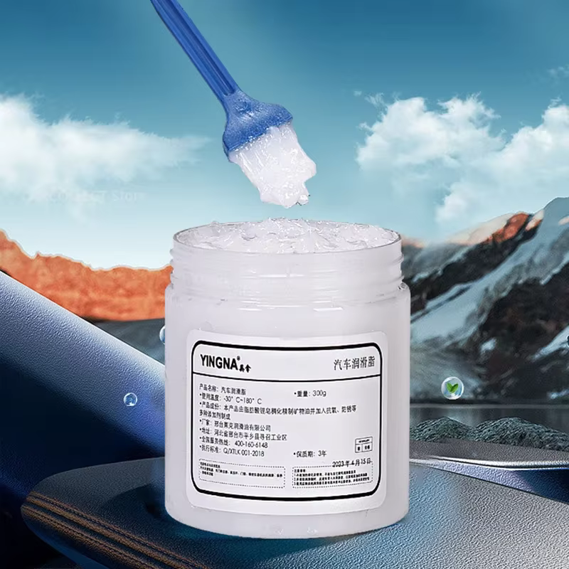 Graisse lubrifiante pour charnières de porte de voiture, lubrifiant pour piste de toit ouvrant, bruit anormal, antirouille, crème blanche pour équipement d'entretien mécanique