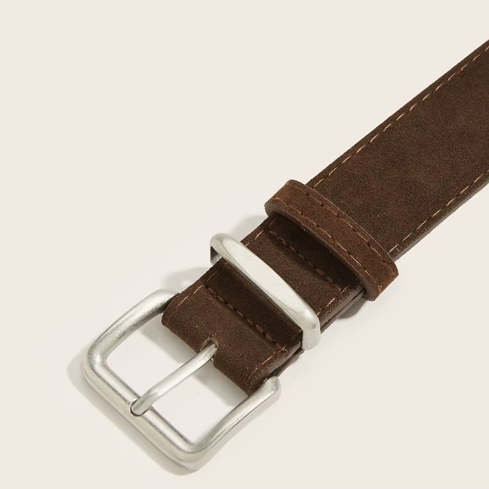 Maillard Style daim cuir large ceinture à la mode Design de luxe affaires taille sangle polyvalent décontracté pantalon robe ceintures cadeaux