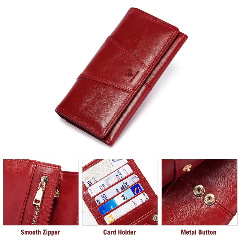 Portefeuille 100% en Cuir group pour Femme