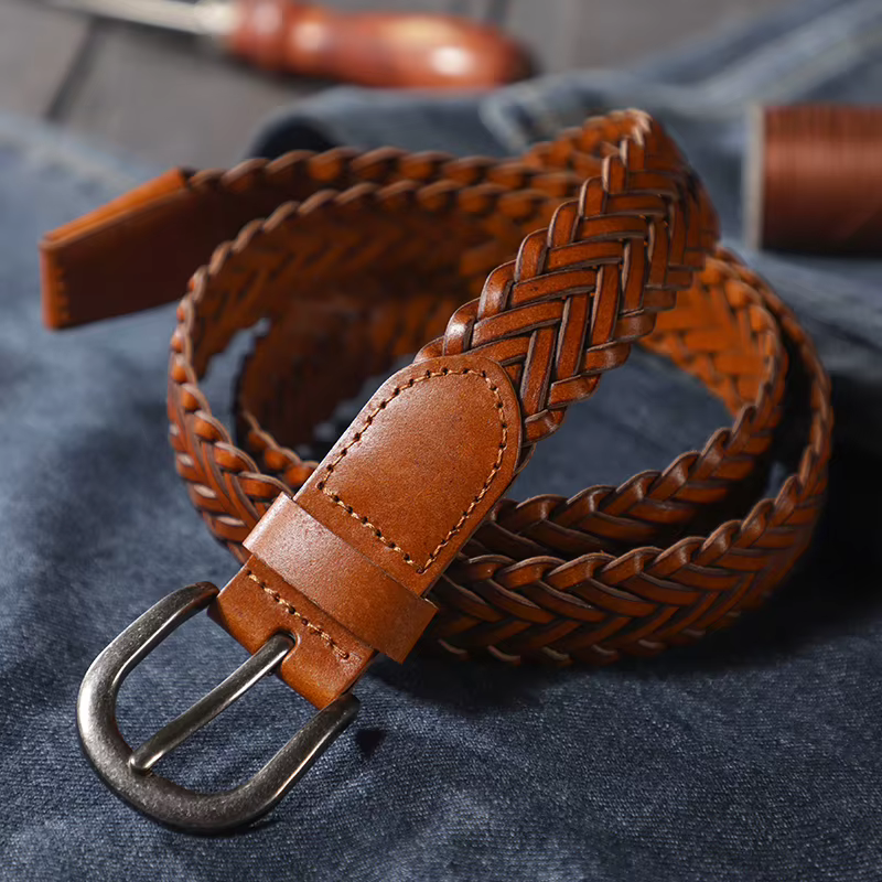 Ceinture tissée à la main pour hommes et femmes