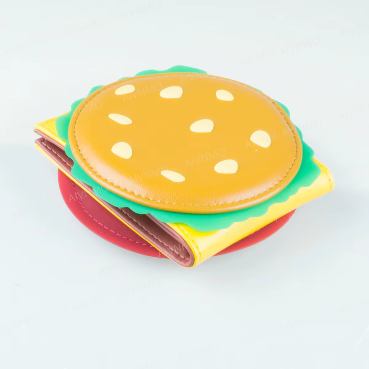 Portefeuille pliable Burger 3D de haute qualité