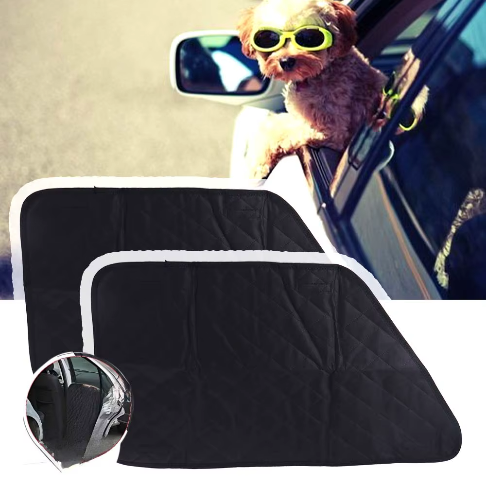 Protecteur de porte de voiture pour chiens de compagnie, anti-rayures, répare l'eau et la saleté, Protection de couverture de porte intérieure pour voitures, camions, SUV