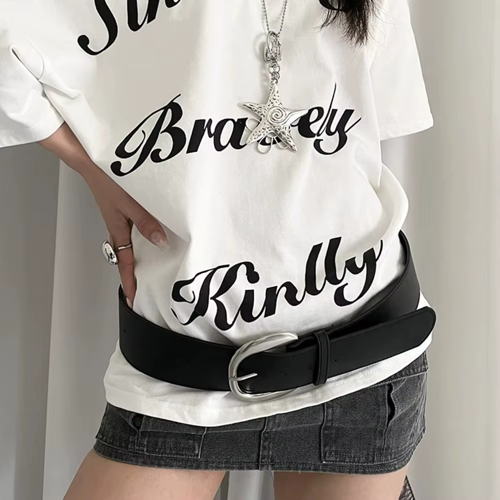 Ceinture large réglable rétro en cuir blanc, cintré à la taille pour femmes