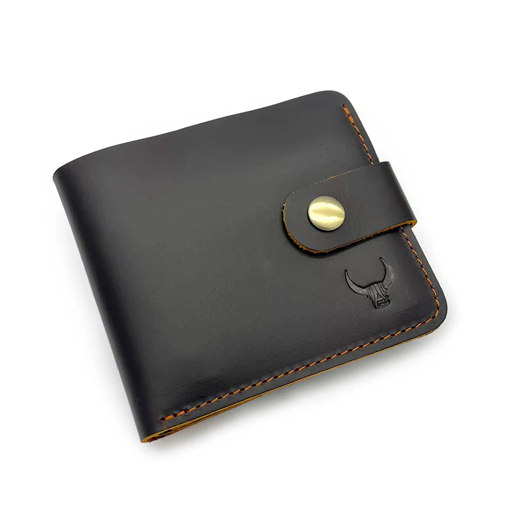 Portefeuille homme personnalisé en cuir véritable pour homme