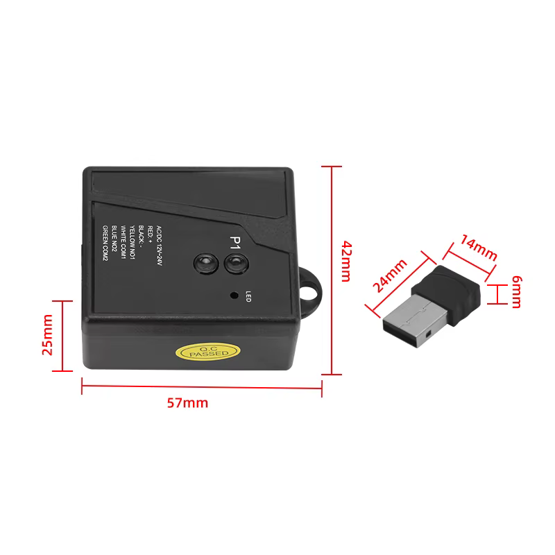 Récepteur d'ouverture de porte de garage avec Bluetooth 2.4G, port USB, contrôle d'accès à la maison, récepteur système tournesol, pas d'ouverture à distance
