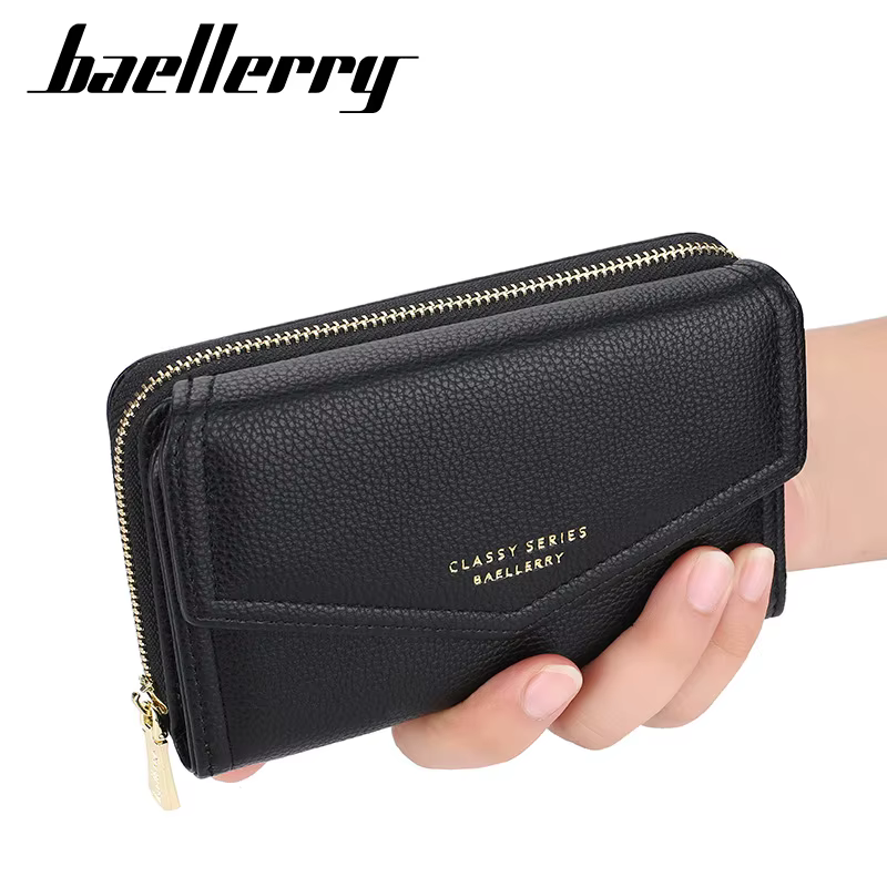 Baellerry-Portefeuille en cuir pour femme