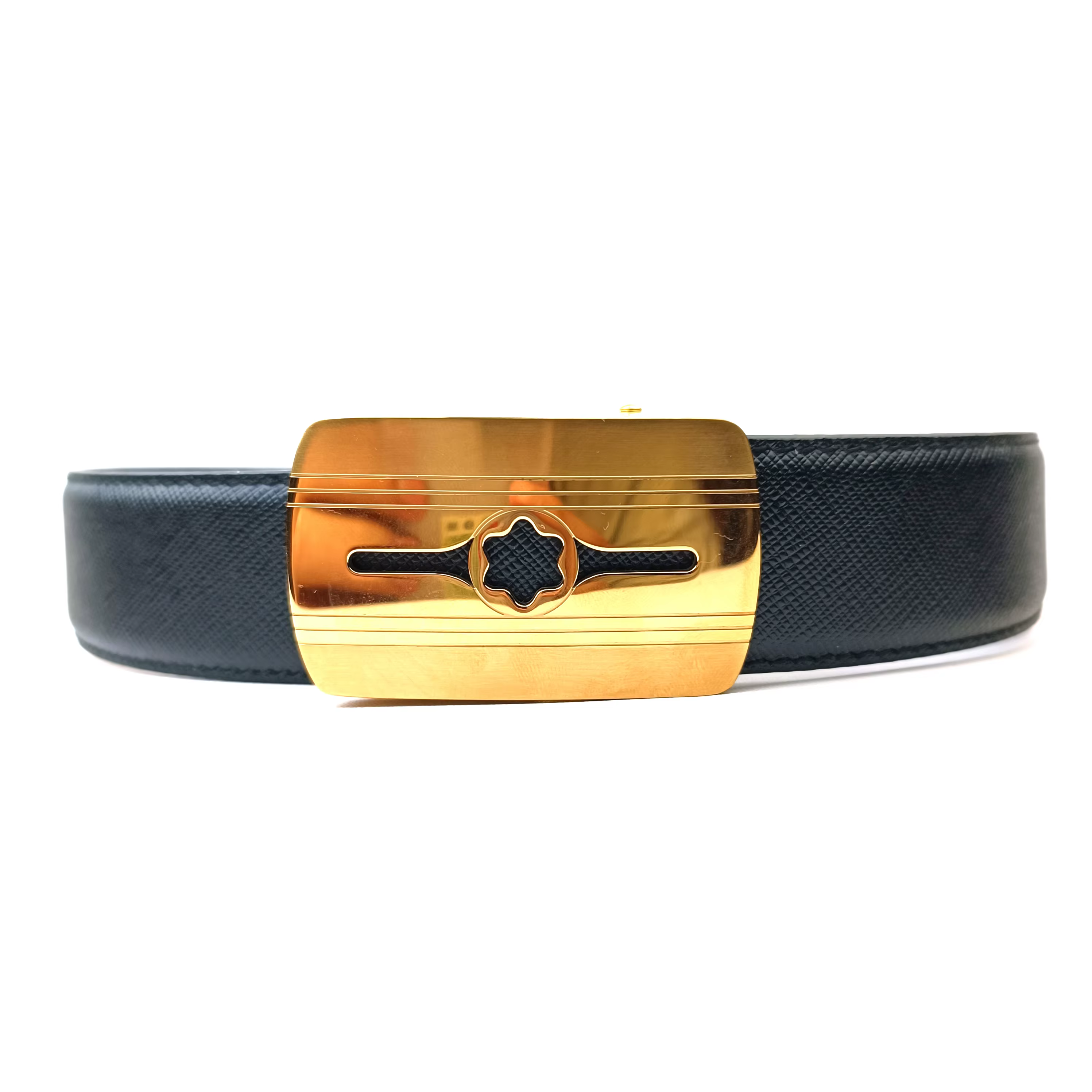 Ceinture double face sans boucle pour hommes et femmes