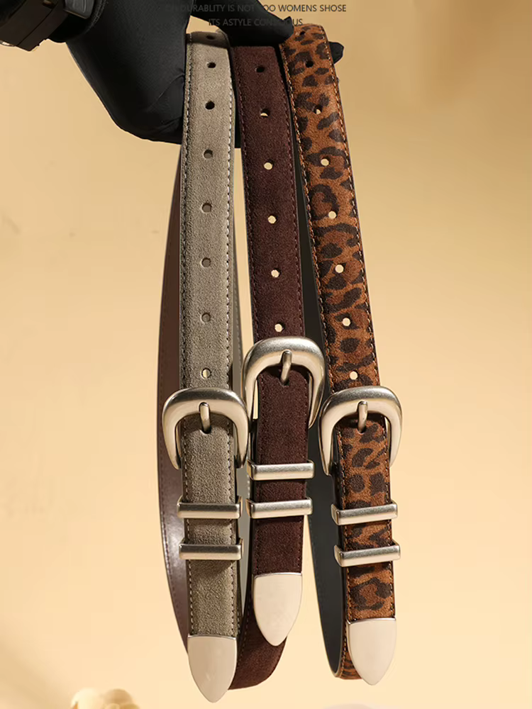 Ceinture imprimée léopard pour femmes
