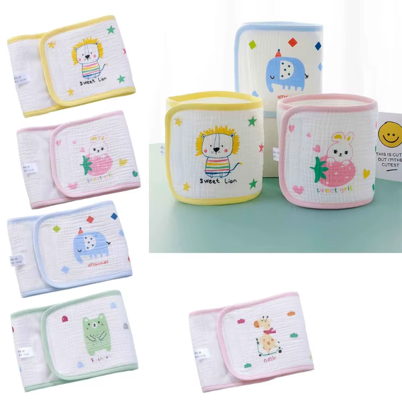 Ceinture de cordon ombilical pour bébé, reliure de ventre imprimée de dessin animé, cadeau de douche pour nouveau-né, livraison directe