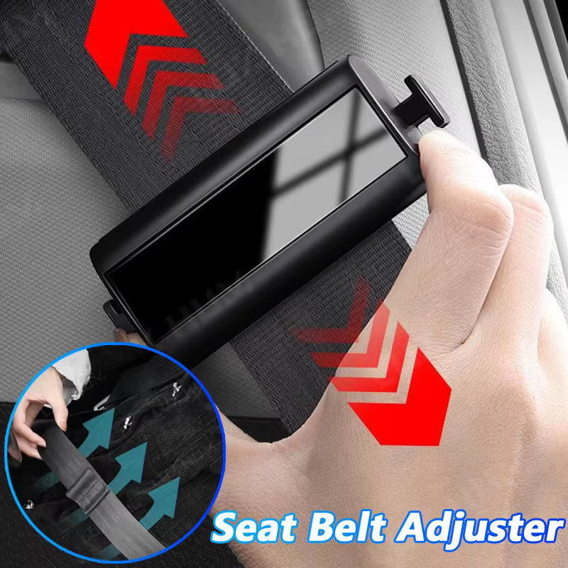 Ajusteur de ceinture de sécurité de voiture à réglage libre, attache d'épaule automatique, clip de ceinture de sécurité pour le voyage, soulage la pression/la friction