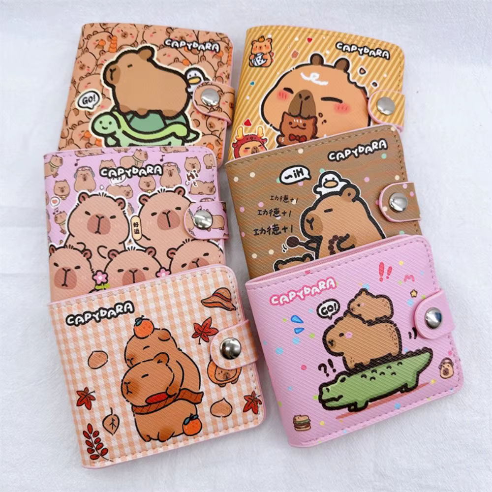 Portefeuille Capybara de dessin animé