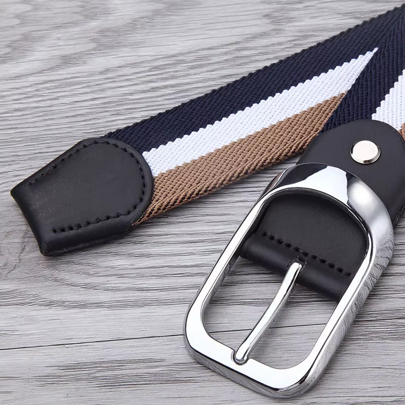 3.5cm hommes tissu toile sangle homme ceinture pour étudiant concepteur