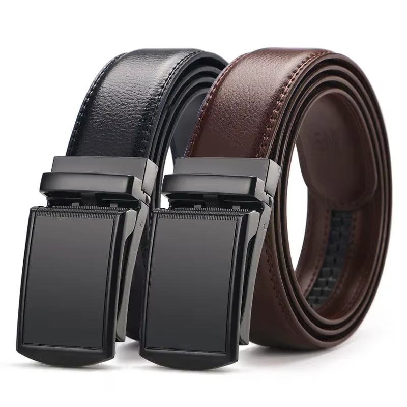 Grande taille 170 160 150 140 130cm hommes ceinture automatique ceintures loisirs mode cliquet