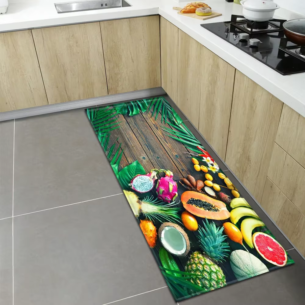Polymères à motif de fruits pour chambre d'enfant, salon, couloir, HONon-ALD LEA, cuisine, maison, décoration de porte