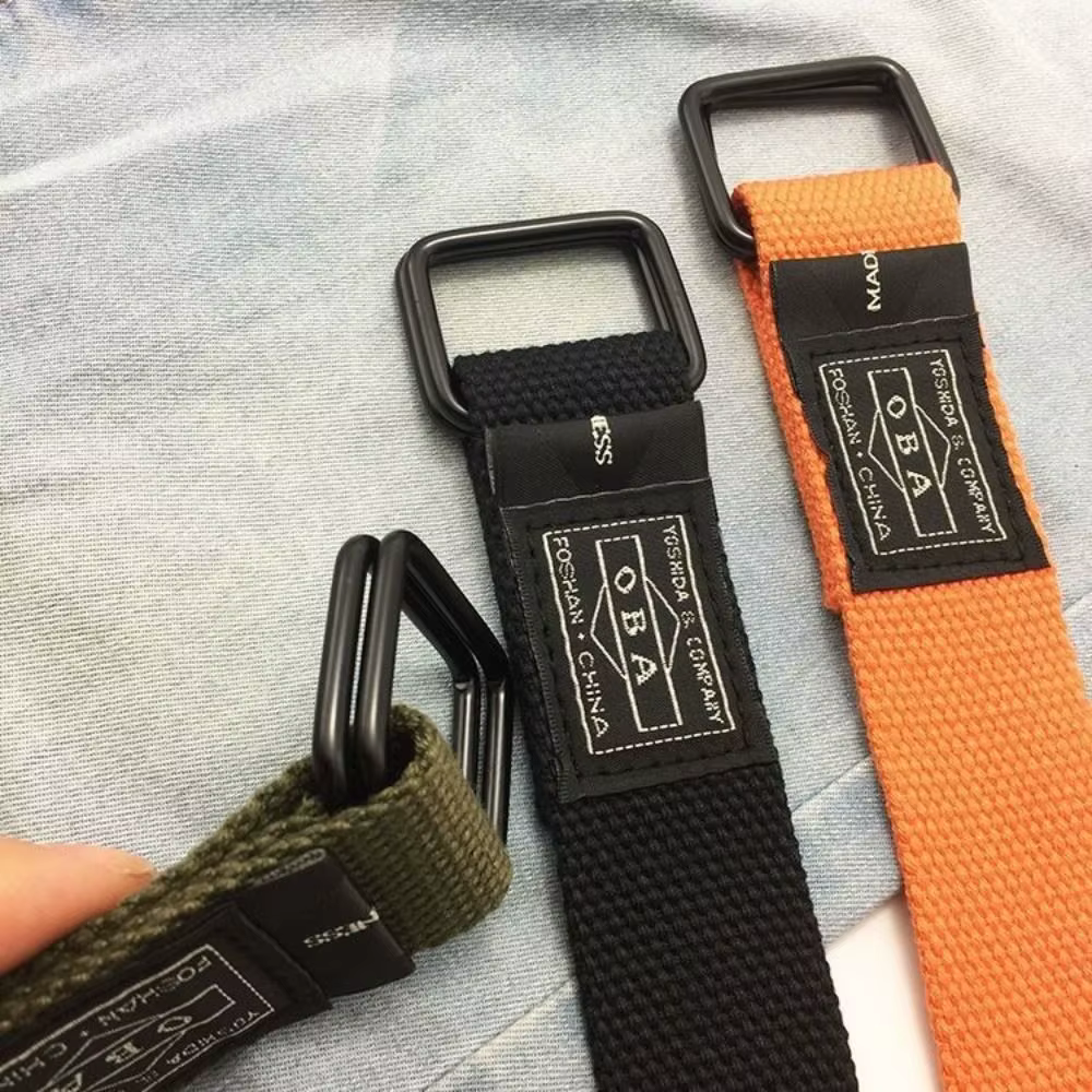 Ceinture en toile tressée en Nylon pour femmes et hommes
