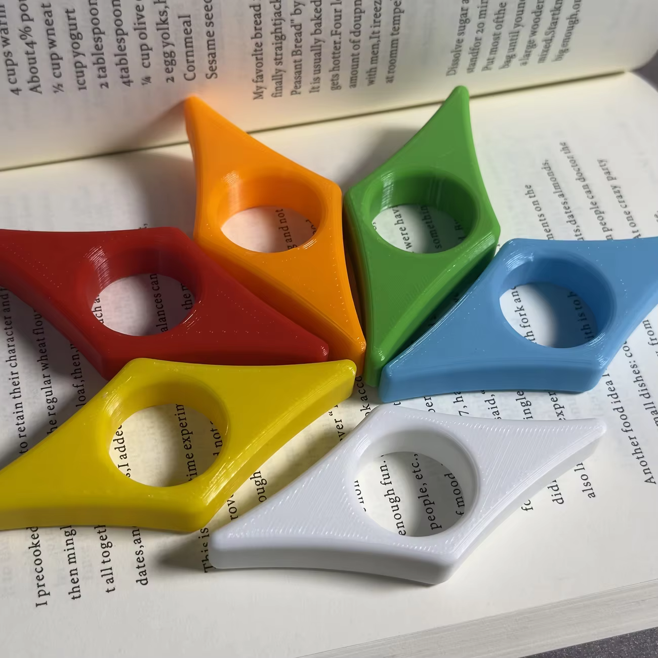 Support de page de livre pratique pour la lecture, 2/6 pièces, support de lecture manuel pour pages fixes, marque-page moderne, étagère à livres