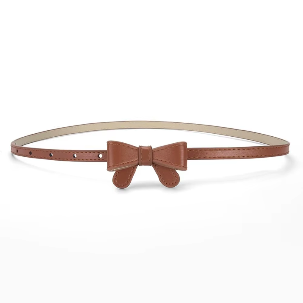 Ceinture en cuir à nœud papillon