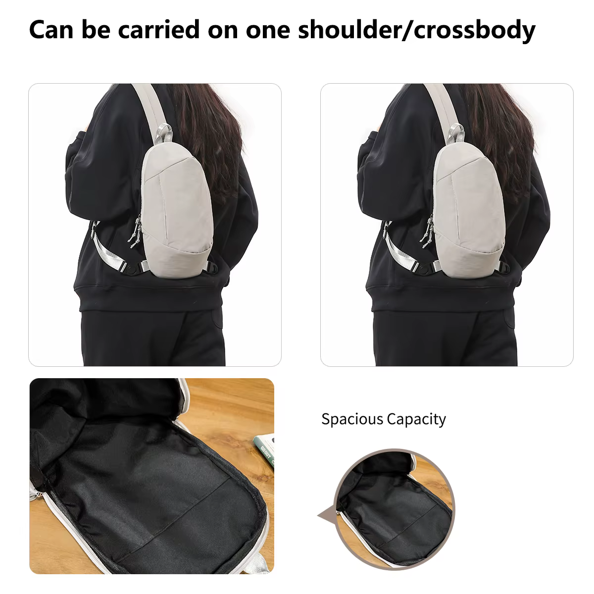 Sac bandoulière décontracté pour homme
