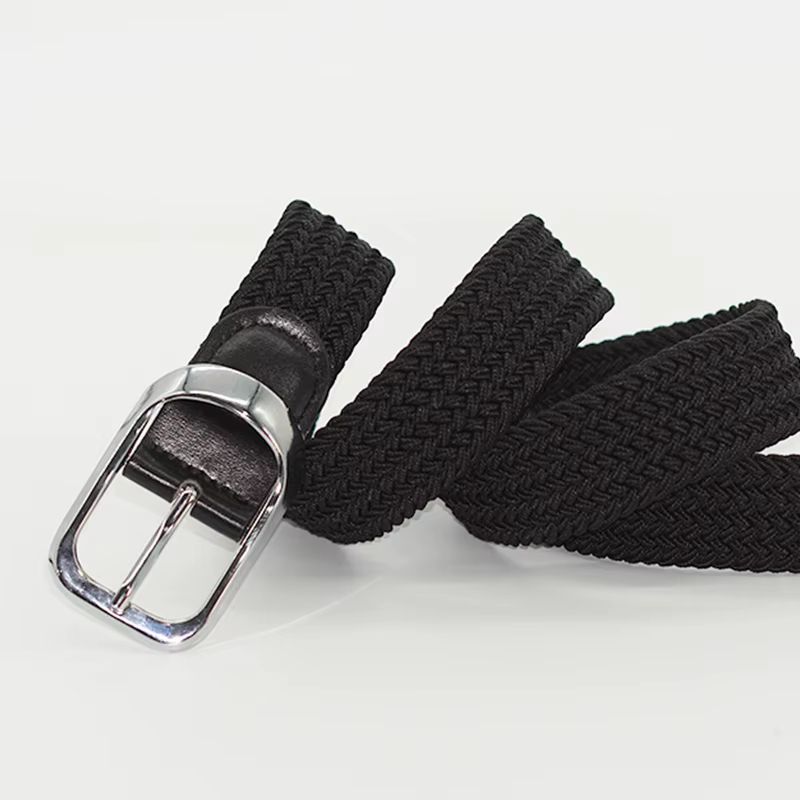 Ceinture tissée élastique pour hommes